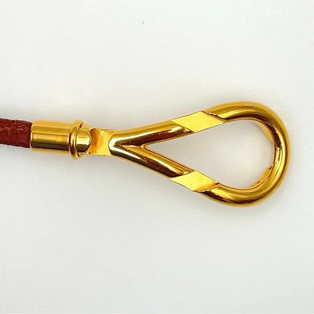 Hermes Atame GD Leather Bracelet W/Box - Picture 7 of 9